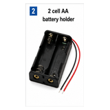 18650 2-Cell Battery Holder